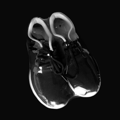 FONHERILI غلاف قابل للانكماش للأحذية وأكياس السيلوفان لسلال الهدايا من البلاستيك الشفاف 100 قطعة من حقيبة PVC الواقية (100) in Kuwait