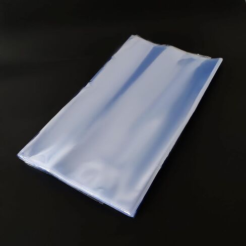 FONHERILI غلاف قابل للانكماش للأحذية وأكياس السيلوفان لسلال الهدايا من البلاستيك الشفاف 100 قطعة من حقيبة PVC الواقية (100) in Kuwait