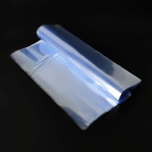 FONHERILI غلاف قابل للانكماش للأحذية وأكياس السيلوفان لسلال الهدايا من البلاستيك الشفاف 100 قطعة من حقيبة PVC الواقية (100) in Kuwait