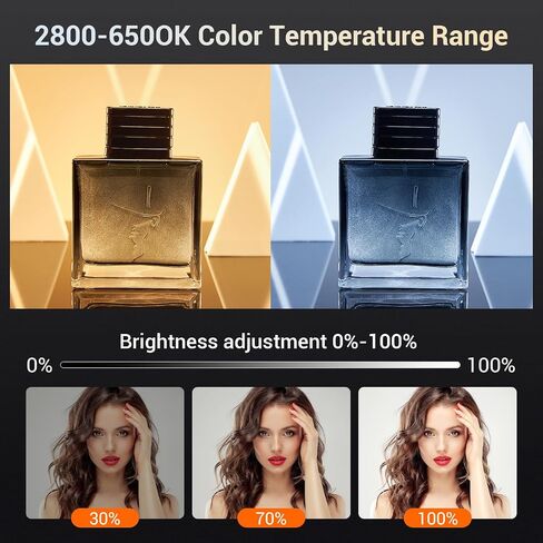 Godox ML60IIBi Bi-Color LED Video Light, 70W 2800K-6500K 22500Lux @1m Continuous LED Light, 11 FX Effects, APP Control, with Godox AK-B01 NP-F Battery Accessory Bracket Handle in Saudi Arabia