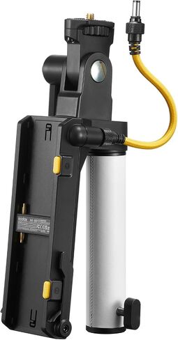 Godox ML60IIBi Bi-Color LED Video Light, 70W 2800K-6500K 22500Lux @1m Continuous LED Light, 11 FX Effects, APP Control, with Godox AK-B01 NP-F Battery Accessory Bracket Handle in Saudi Arabia