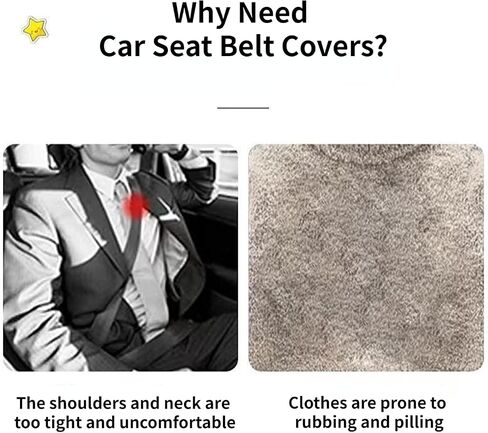 2/4 PCS Car Seat Belt Covers, Cute Bow Seat Belt Cover Pad, Seatbelt Shoulder Strap Pads Covers for Shoulder Protector Car Accessories for Kids Adults (2PCS-Pink) in Saudi Arabia