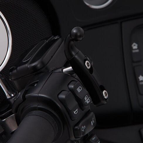 Ciro 50211 Smartphone/GPS Holder (Black Perch Mount With Charger For 1984-2016 Models (Excluding 2014-2016 Street Glide Models)) in Saudi Arabia