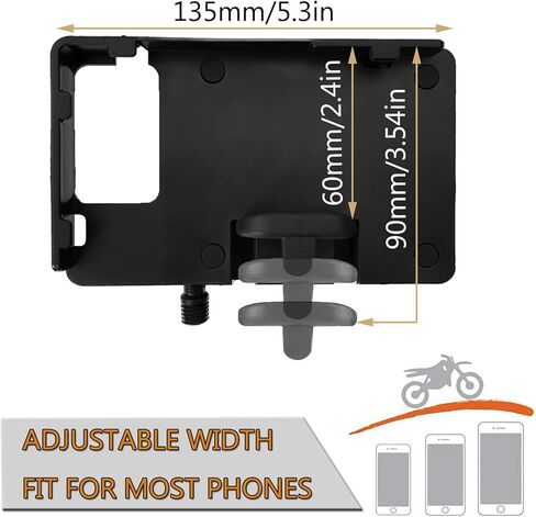 حامل هاتف للدراجات النارية مع شاحن GPS ودعامة ملاحة للهاتف المحمول متوافق مع R1200GS ADV F700GS F800GS CRF1000L Africa Twin 12 مم in Kuwait