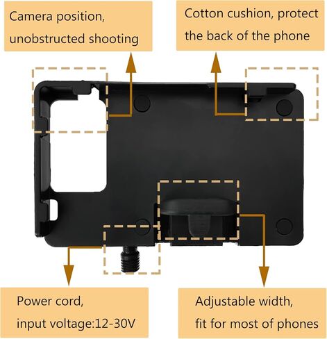حامل هاتف للدراجات النارية مع شاحن GPS ودعامة ملاحة للهاتف المحمول متوافق مع R1200GS ADV F700GS F800GS CRF1000L Africa Twin 12 مم in Kuwait