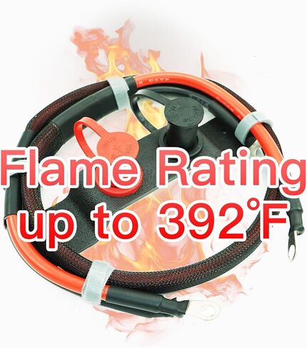 [DaisyAuto] Can-Am X3 High Volt Battery Jump Post, Quick & Easy Charging - Fits 2 & 4 Seat Maverick X3 - Water Resistant High Voltage Cables, Fits in Factory Holes and Hardware in Saudi Arabia