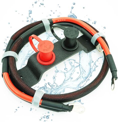[DaisyAuto] Can-Am X3 High Volt Battery Jump Post, Quick & Easy Charging - Fits 2 & 4 Seat Maverick X3 - Water Resistant High Voltage Cables, Fits in Factory Holes and Hardware in Saudi Arabia