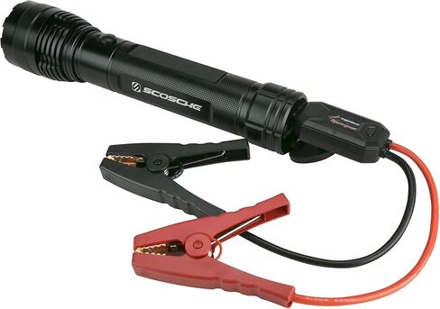 مصباح يدوي Scosche PBJF600 PowerUp 600 Torch محمول 300 لومن وبادئ تشغيل السيارة مع بطارية محمولة 600 أمبير مع منفذ USB للاستخدام مع مركبات 8 أسطوانات أو الديزل in Kuwait