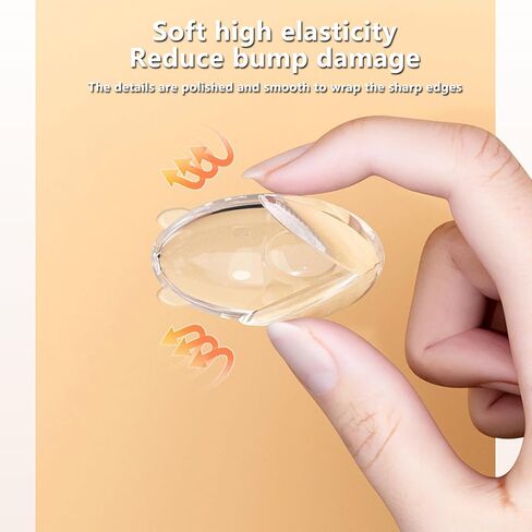 Corner Protectors for Baby -New Improved Edge Protector for Baby – Transparent Corner Protectors - Baby Proof Bumper & Cushion to Cover Sharp Furniture & Table Edges （20 Pack） in Kuwait