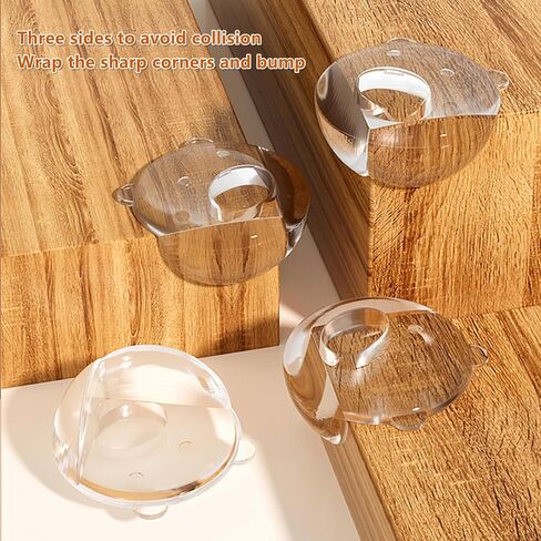 Corner Protectors for Baby -New Improved Edge Protector for Baby – Transparent Corner Protectors - Baby Proof Bumper & Cushion to Cover Sharp Furniture & Table Edges （20 Pack） in Kuwait
