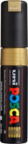 Posca Marker 8K in Gold, Posca Pens for Art Supplies, School Supplies, Rock Art, Fabric Paint, Fabric Markers, Paint Pen, Art Markers, Posca Paint Markers in Saudi Arabia