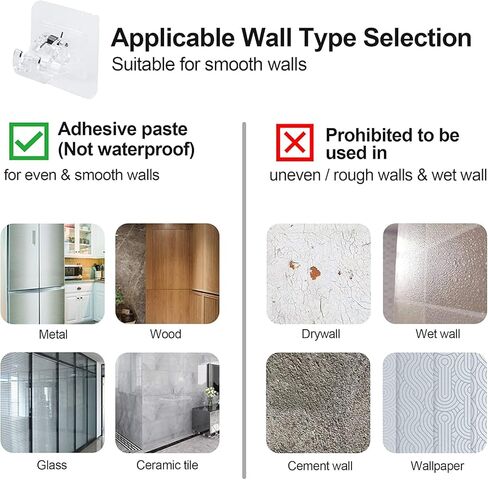 aiyoo 8pcs لا الحفر قضيب الستارة بين قوسين، شفافة ذاتية اللصق قضيب الستارة السنانير، مسمار الحرة قابل للتعديل قضيب الستارة السنانير الستار الشماعات للحمام المطبخ المنزل الحمام والفندق in Kuwait