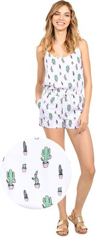 Tipsy Elves Rompers for Women - Womens Casual Sleeveless Jumpsuits - Fun Patterned Short Romper Dresses for Women Summer in Saudi Arabia