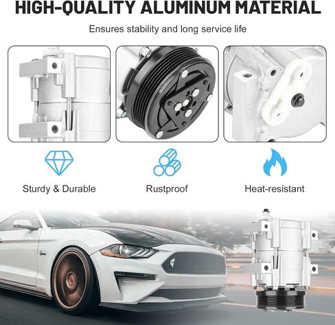 ضاغط تكييف هواء جديد مع قابض لـ 2001-2007 3.0L Ford Taurus، 2001-2005 3.0L Mercury Sable 6511475 10103090 11103090 in Saudi Arabia