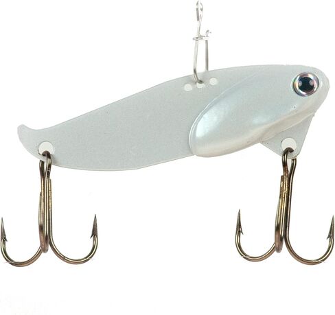 طعم ملعقة VIB معدنية صلبة من BUCKEYE LURES مع خطافات مشبك VMC | طُعم صيد متين مقاوم للتقطيع لصيد الأسماك في المياه العميقة in Kuwait