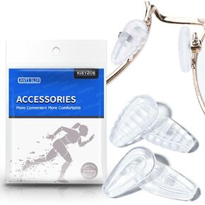 10 Pairs Eyeglasses Nose Pads Air Cushion – Antislip Air Bag Nose Pads Replacement Eyeglasses Repair Kit for Screw-in Eyeglass Frames, with Screwdriver, Screws, Cleaning Cloth in Saudi Arabia