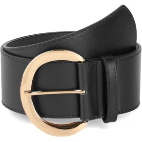 Valleycomfy Women Suede Wide Waist Belt in Saudi Arabia