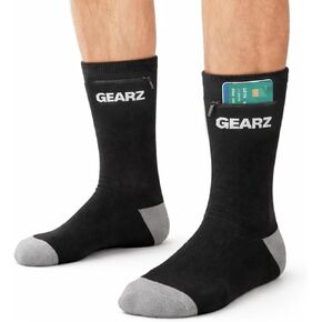 GEARZ Unisex Hidden Pocket Socks – Pickpocket Proof Travel Socks with Zipper Pocket – Anti-Theft Wallet Socks in Saudi Arabia