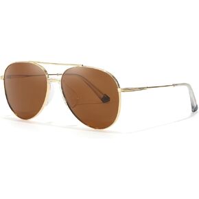TJUTR Tangle Free Aviator Sunglasses for Women Men, Polarized UV400 Protection Trendy Shades, No-Snag Metal Frame Glasses in Saudi Arabia