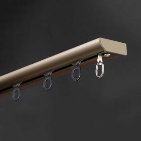 Ultra Thin Aluminum Ceiling Curtain Track System Silent Sliding Rail with Mounting Accessories 4.8m (15.7ft) Ideal for Home Office and Event Decor (White) in Saudi Arabia