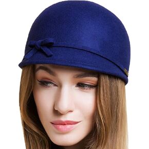 Women Elegant Hat Warm Woolen Billycock Hat All-Match Cap in Saudi Arabia
