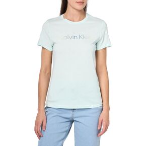Calvin Klein Women's Performance Cotton Modal Graphic Logo Tee in Saudi Arabia