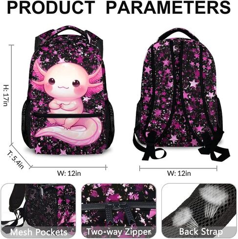 Girls Backpack for School Cute Animal Backpacks for Kids Back to School Supplies, 17 Inch Leisure Bookbag for Travel Preschool Elementary Kindergarten in Saudi Arabia