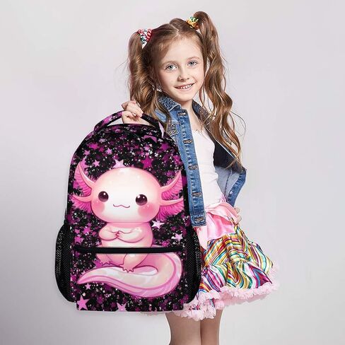 Girls Backpack for School Cute Animal Backpacks for Kids Back to School Supplies, 17 Inch Leisure Bookbag for Travel Preschool Elementary Kindergarten in Saudi Arabia