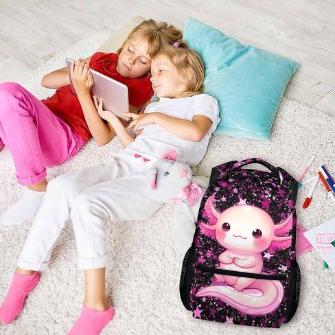 Girls Backpack for School Cute Animal Backpacks for Kids Back to School Supplies, 17 Inch Leisure Bookbag for Travel Preschool Elementary Kindergarten in Saudi Arabia