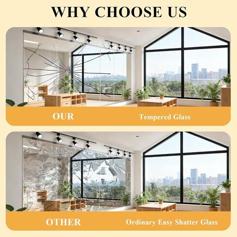 Home Gym Mirror, 57"x 48" Dance Mirror 2 Pieces, Frameless Large Full Body Wall Mirror, for Home Gym, Yoga Studio, Dance, Fitness in Saudi Arabia