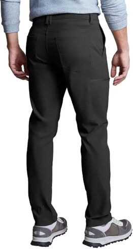 Copper & Oak Supply Co. Men's Straight Fit Stretch Tech Pant (US, Waist Inseam, 32, 34, Regular, Regular, Black) in Saudi Arabia