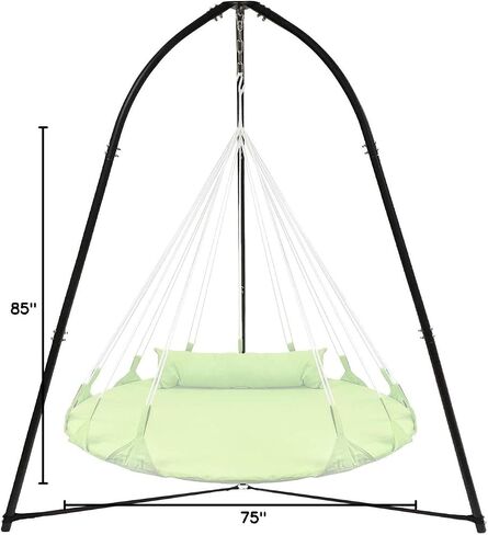 Sorbus Tripod Hanging Chair Stand- Heavy Duty Steel Sensory Swing Stand- Weather & Rust Resistant- Adjustable Portable Hammock Chair Stand 330lbs for Tree,Lounger,Saucer,Air Porch,Indoor/Outdoor,Patio in Saudi Arabia