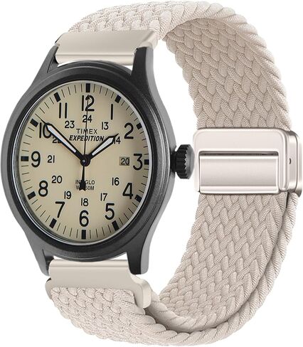 Braided Nylon Bands Compatible with Timex Expedition Scout 40mm/Acadia 40mm/Weekender 38mm 40mm/Field 43mm/Timex Easy Reader Watch Band,20mm Replacement Sport Strap Men Women in Saudi Arabia