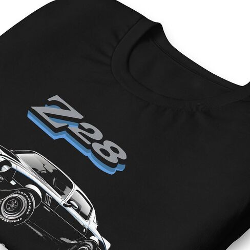 1978 كامارو Z28 تي شيرت لمحبي السيارات الكلاسيكية تشيفي ربطة عنق المتحمسين رؤوس التروس تيز السيارات in Kuwait