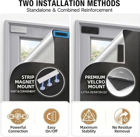 Magnetic Blackout Window Cover – 70" x 58" Portable Blackout Curtains for Bedroom, No Drill Black Out Blinds & Window Privacy Film, Temporary Black Out Shades for Windows Skylight Film RV Travel in Saudi Arabia