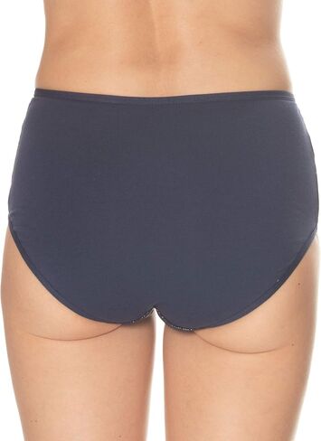 Gemsli Shimmer Womens Cotton Panties, Full Coverage Briefs Navy Size 8 in Saudi Arabia