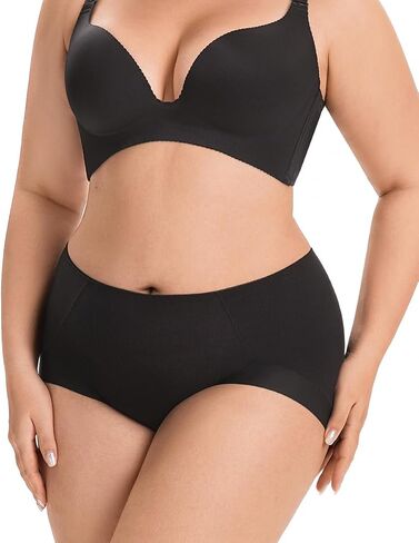 5 Pack Plus Women's Underwear, One Size Panties Briefs High Waist, Cotton Briefs Underwear in Kuwait