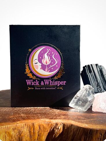 Eucalyptus & Sea Salt Aromatherapy Soy Wax Candle for Morning Reset, Spiritual Cleansing, Breathwork | 10 oz Scented Candle - Zephoria Ritual Candle by Wick & Whisper in Kuwait