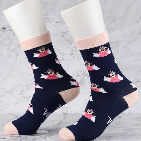 JXGZSO Funny Cartoon Tv Show Socks Who's That Wonderful Cartoon Princes Socks Animated Series Gift Princes in Kuwait