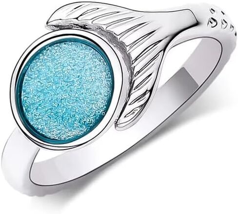 PRINCESS CUTENESS STORE H2O Just Add Water Mako Mermaid Silver Tone Blue Stone Ring in Saudi Arabia
