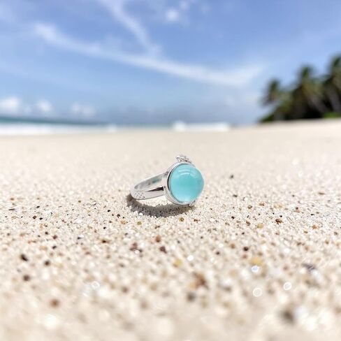 PRINCESS CUTENESS STORE H2O Just Add Water Mako Mermaid Silver Tone Blue Stone Ring in Saudi Arabia