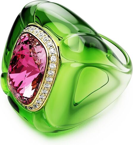 Swarovski Dulcis Cocktail Ring, Cushion Cut, Pavé, Multicolored in Kuwait