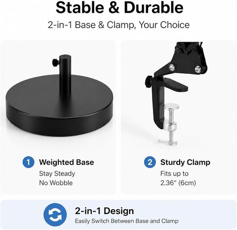 12X Magnifying Glass with Light and Stand, 2-in-1 Lighted Magnifier with Clamp 5 Color Modes LED Desk Lamp,Hands Free for Craft Hobby Reading Painting Sewing Close Work (5 Inches) in Saudi Arabia