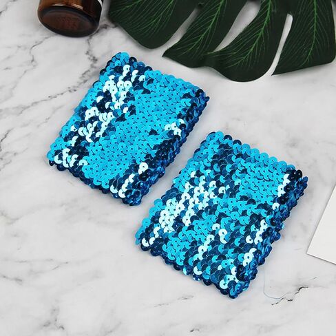 Stylish Stretchy Elastic Arm Sleeves Blingbling Sequins for Costume Women's Cuffs Arm Sleeve with Stunning Sequins, Approx.7x10cm/2.76x3.94'', Silver in Saudi Arabia