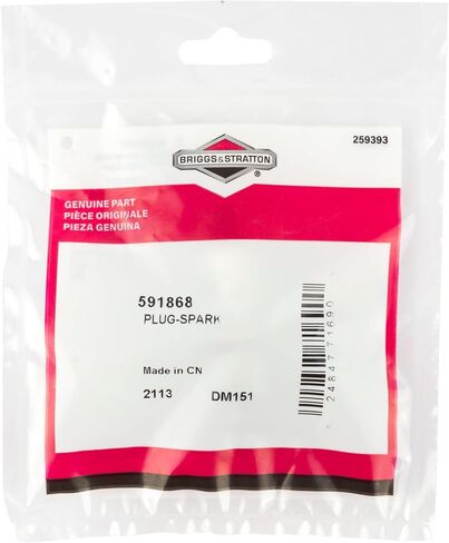 Briggs & Stratton 591868 Spark Plug Replaces 799876, Grey in Kuwait