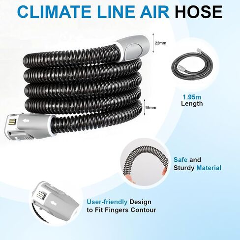 Heating Tube 6.4FT Reusable Heated Hose Replacement for Airsense 10 Climate-Line Air Hose in Kuwait