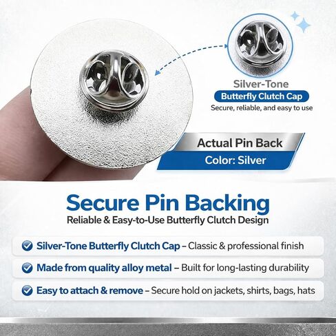 2-Pack Prostate Cancer Warrior Pins – Alloy Lapel Badge, Inspirational Blue Ribbon Brooch for Survivors & Fighters in Saudi Arabia
