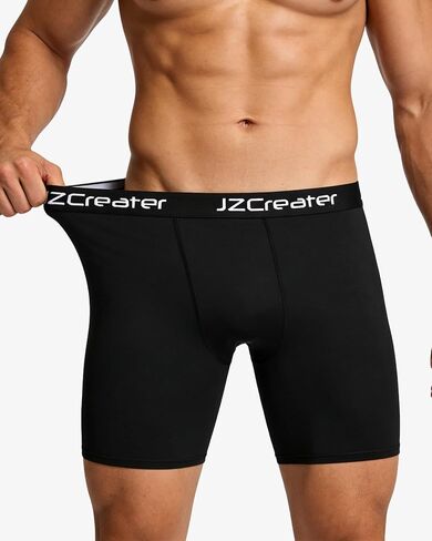 JZCreater Mens Compression Shorts with Pocket, Workout Gym Shorts for Running, Basketball & Training, Quick Dry Base Layer in Saudi Arabia