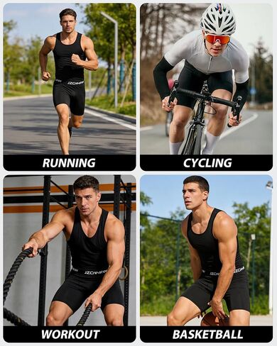 JZCreater Mens Compression Shorts with Pocket, Workout Gym Shorts for Running, Basketball & Training, Quick Dry Base Layer in Saudi Arabia