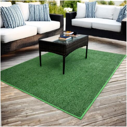 KOECKRITZ 6" x 6" (Sample) Artificial Turf Indoor Outdoor Rug – Green Synthetic Grass Carpet for Patio, Garden, Balcony & Landscape – Pet Friendly, Dog Grass, Lightweight in Saudi Arabia